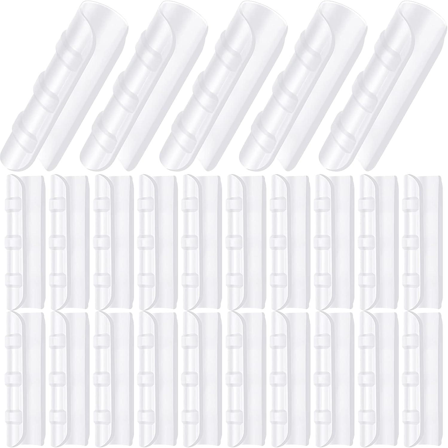 Buy 25 Pieces Snap White Clamp Greenhouse Film Clamps Farm Plastic