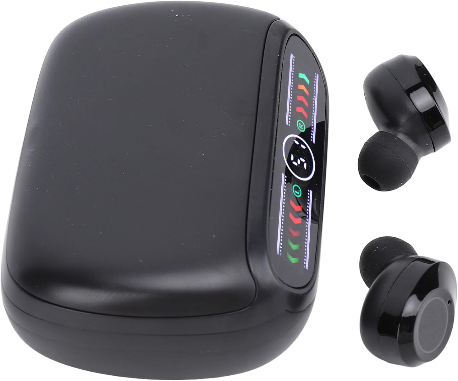 Asixxsix Language Translator Earbuds, Bluetooth 5.3 Real Time Translation Earbuds, Language Translator Device with APP Support 144 Languages for Travel Business Learning (Black)