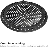 Vista 4 de 2 coladores de drenaje de pelo de ducha, colador, cubierta, filtro, trampa, tapón de drenaje de suelo, acero inoxidable con protector de drenaje