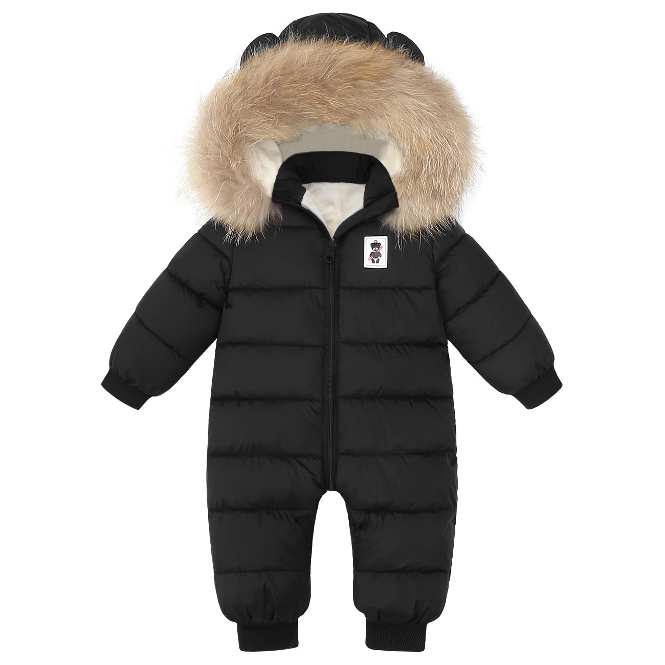 Fumdonnie Baby Girl Winter Snowsuit Newborn Boy Warm Coat Toddler Snow Suit Infant Clothes