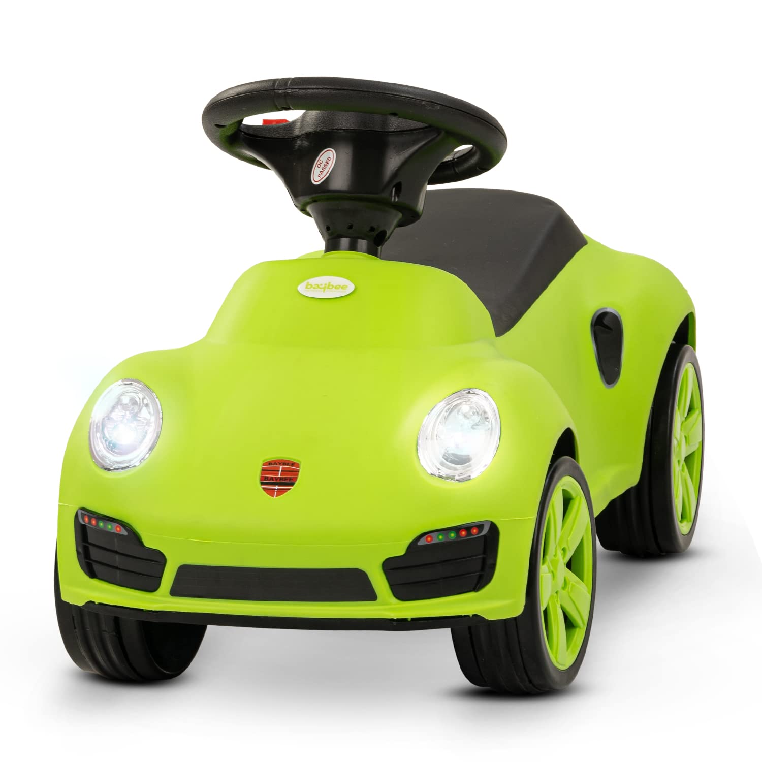 Baybee Bolt Push Ride on Car for Kids, Rideons Cars with Music, Light & Comfort Seat | Kids Car Ride on Baby Toys for Kids Toddlers | Push Baby Car for Kids to Drive 1 to 3 Years Boys Girls (Green) (B0BMPS42PY) Amazon Price History, Amazon Price Tracker
