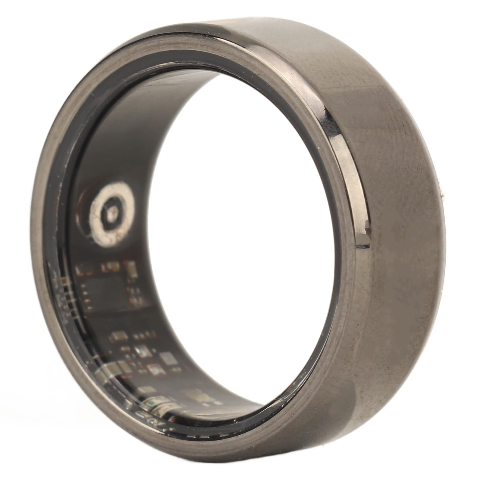 ASHATA Smart Ring Health Health Ring to Monitor Fitness Pedometer Sleep Data Remotely Take Photo IP68 Smart Health