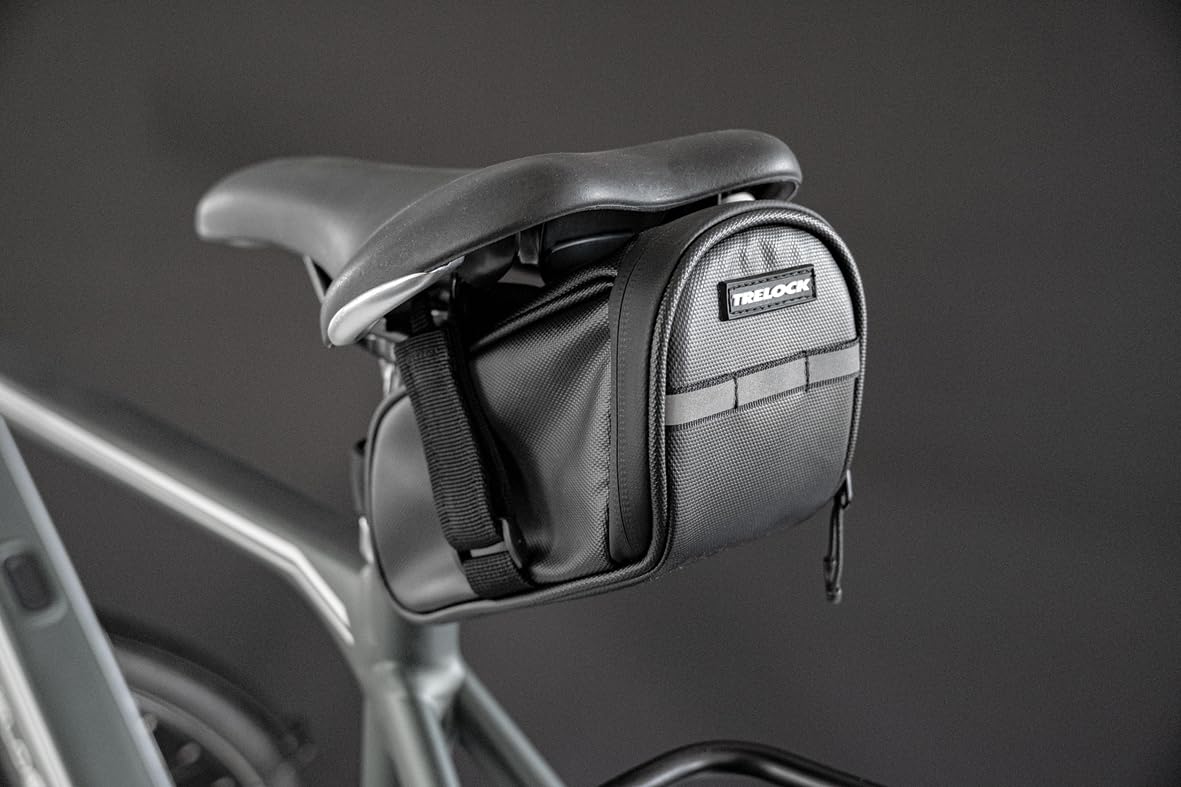 TRELOCK ZR 355 Einsteckkette mit Satteltasche – Länge 150 cm – Für TRELOCK Rahmenschlösser