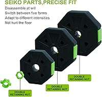 Vista 4 de Juego de mancuernas ajustables, juego de pesas rusas ajustables 4 en 1, juego de pesas de 44 libras/66 libras/88 libras utilizado como pesas rusas