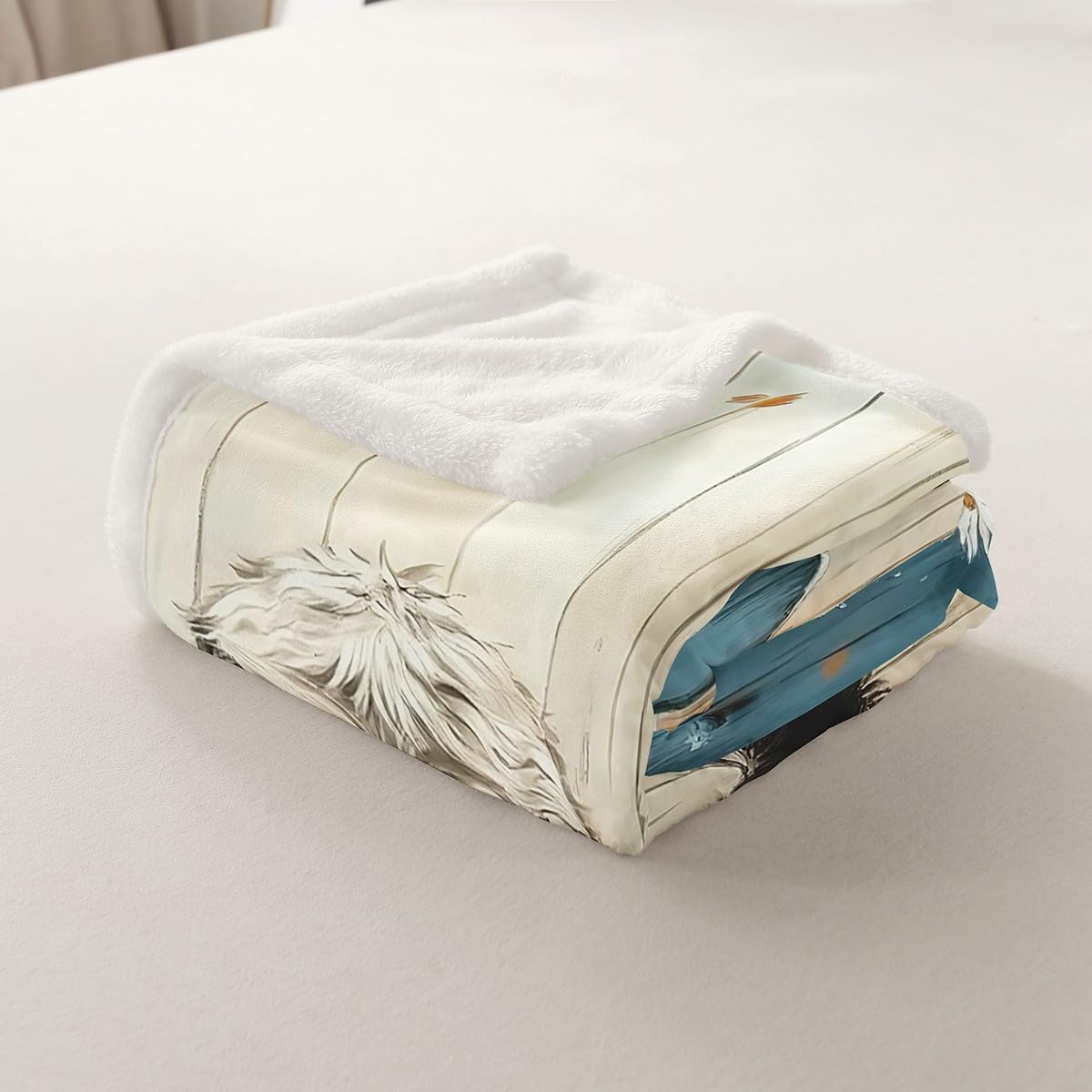 Erosebridal Milk Cow Plush Blanket Throw 50x60 Rustic Farmhouse Barn Blanket Daisy Flower Floral Sofa Bed Couch Decor Rural Country Farm Animal Throw Blankets