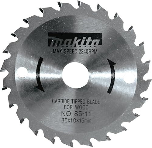 Makita 721005-A Hoja de sierra circular con punta de carburo 24T de 3-3/8", uso general