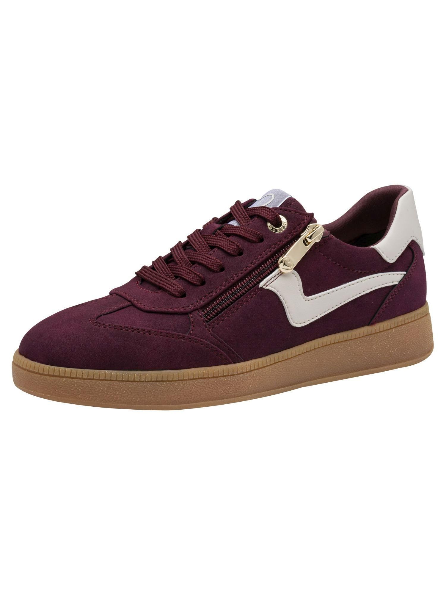 MARCO TOZZI Women's 2-23777-45 Trainers, Vino Comb, 8.5 UK