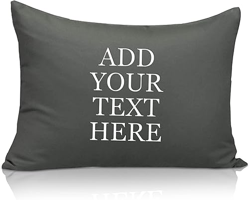 Fundas de almohada personalizadas para niños pequeños de 13 x 18 pulgadas, funda de almohada de microfibra cepillada súper suave y acogedora con