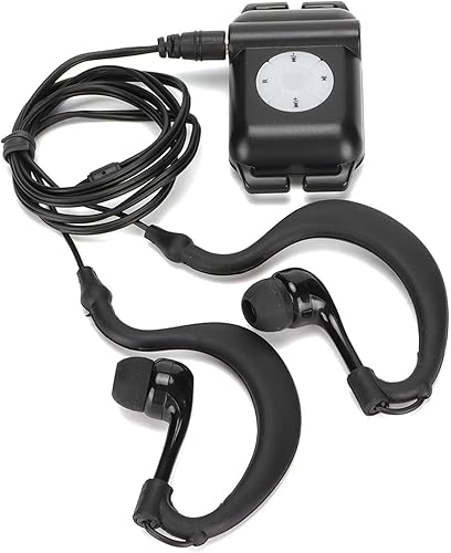 Miniatura 8 de Goshyda Reproductor MP3 impermeable IPx8, sonido de alta fidelidad de 4 GB, con auriculares subacuáticos, reproductor de MP3 para nadador, para