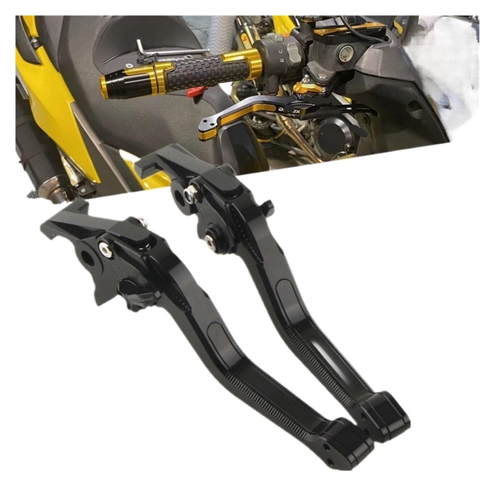 Ewsjg Z650 Black For Kawa&Saki Z400 Z650 Z800 2021-2023 Motorcycle Cnc Clutch Levers Handle Accessories Adjustable Brake Clutch Levers Clutchs Brakes Handle Levers