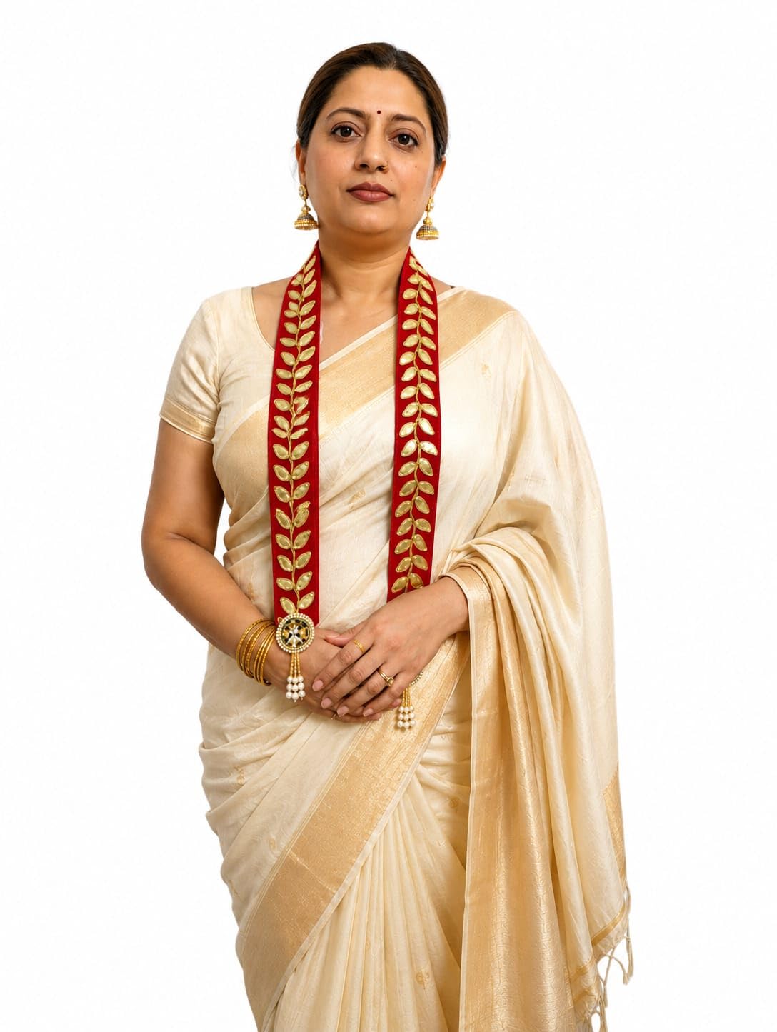 Welcome Mala For Barati Swagat Set of 6, Swagat Patka, Fabric Garland For Wedding Barat, Milni for Men and Women-picture-23