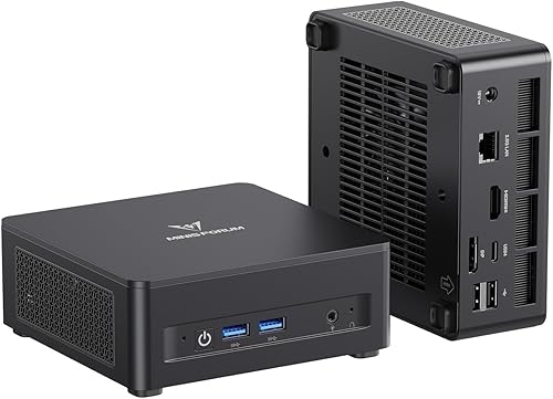 MINISFORUM Mini PC UM690L Slim, AMD Ryzen 9 6900HX Mini computadora (8C16T, hasta 4.9 GHz), 16 GB LPDDR5 y 1 TB PCIe 4.0 SSD, DPHDMI 2.1USB 4, 4 x