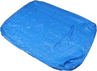Yardwe Pool Cover Oil Cloth Swimming Pool Tarps Above Ground Pool Cover Swimming Pool Safety Cover Pool Tarp Ground Cover for Pool Plastic Pool Cover Pool Cover Mat Rectangle Carpet Blue