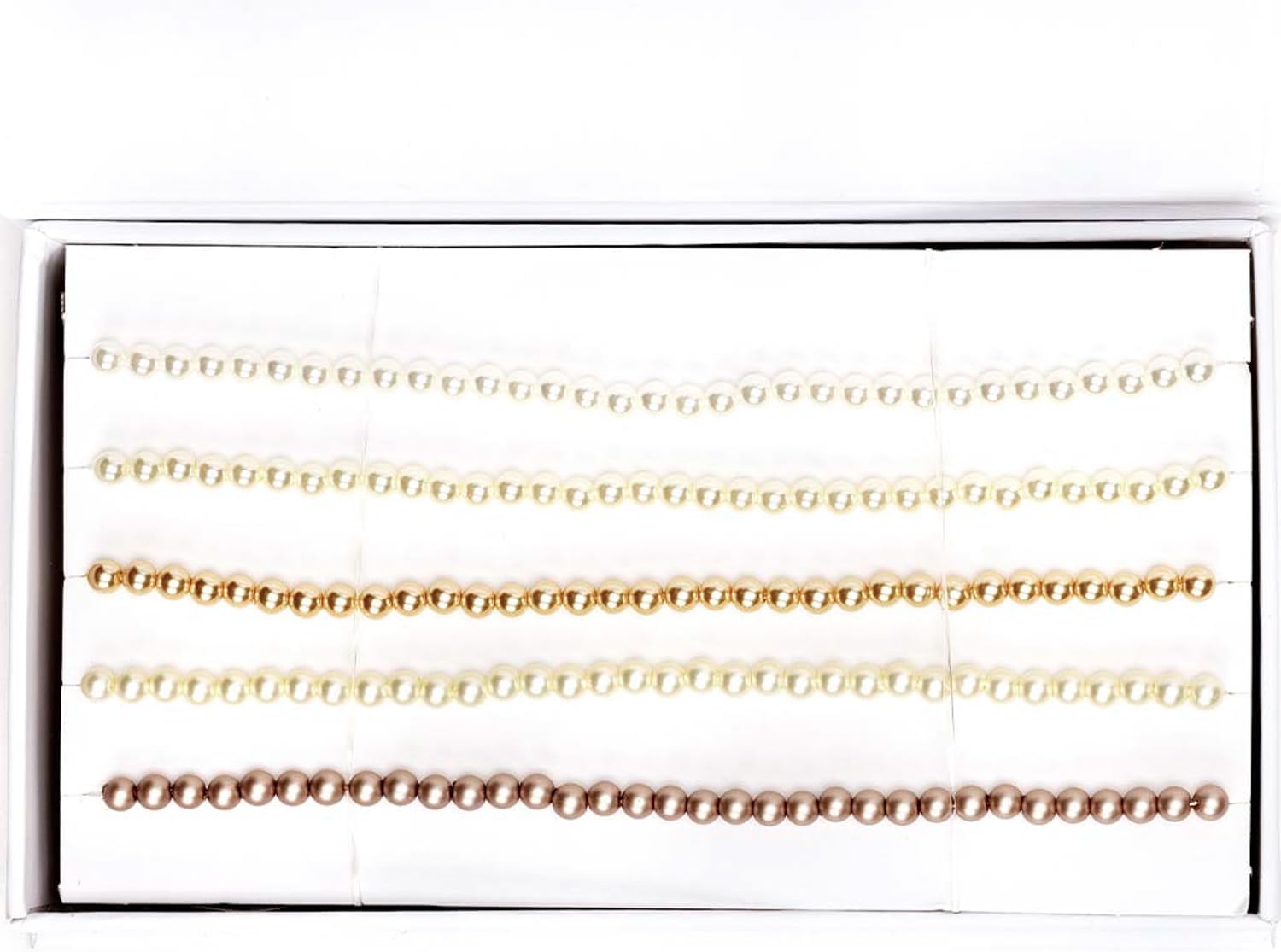 Potomac Pearls - Wedding Colors Collection/Assortment 4mm | 5 Strands | 500 Beads