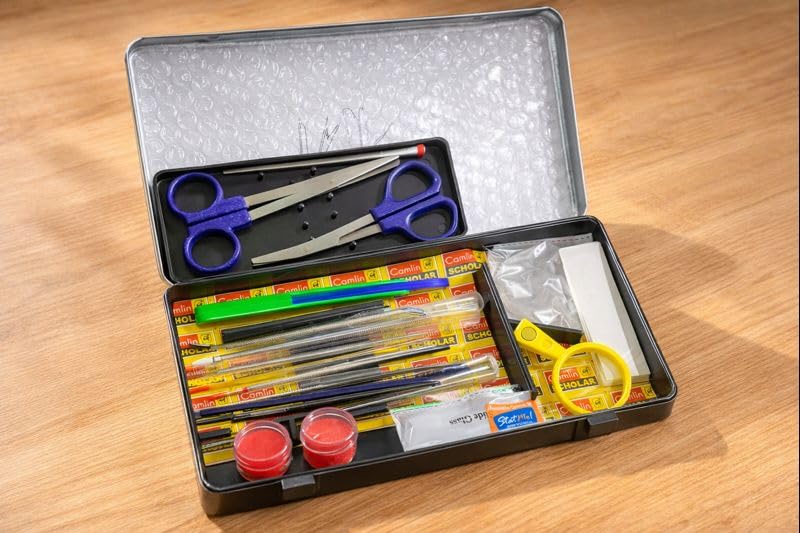 Dissection Instrument Box | Complete Biology Lab Kit for Students | Stainless Steel and Plastic Tools for Practical Use in School & College Labs | Durable and Rust-Resistant Medical Dissection Set Box-image-10