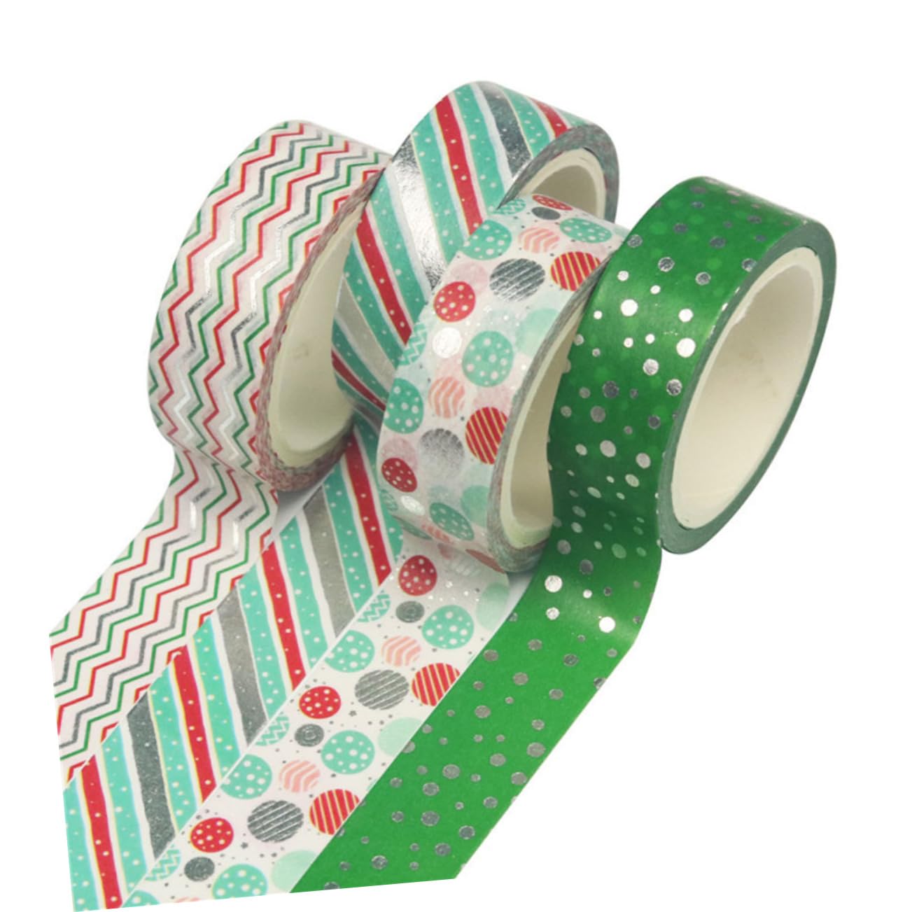 EXCEART 3 Juegos De Cintas Adhesivas De Papel Washi Colección Navideña para Envolver Manualidades Decoración del Hogar Y La Oficina 12 Rollos X 3
