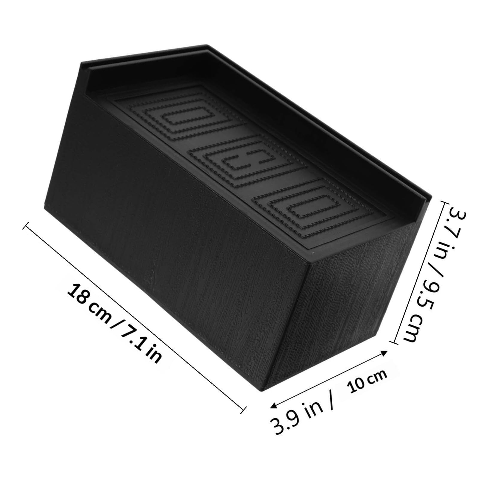 UKCOCO Elevadores Niveladores de Muebles de Goma Negro 4piezas para Patas de Muebles Fácil Instalación Ideales para Escritorio y Mesa de Noche