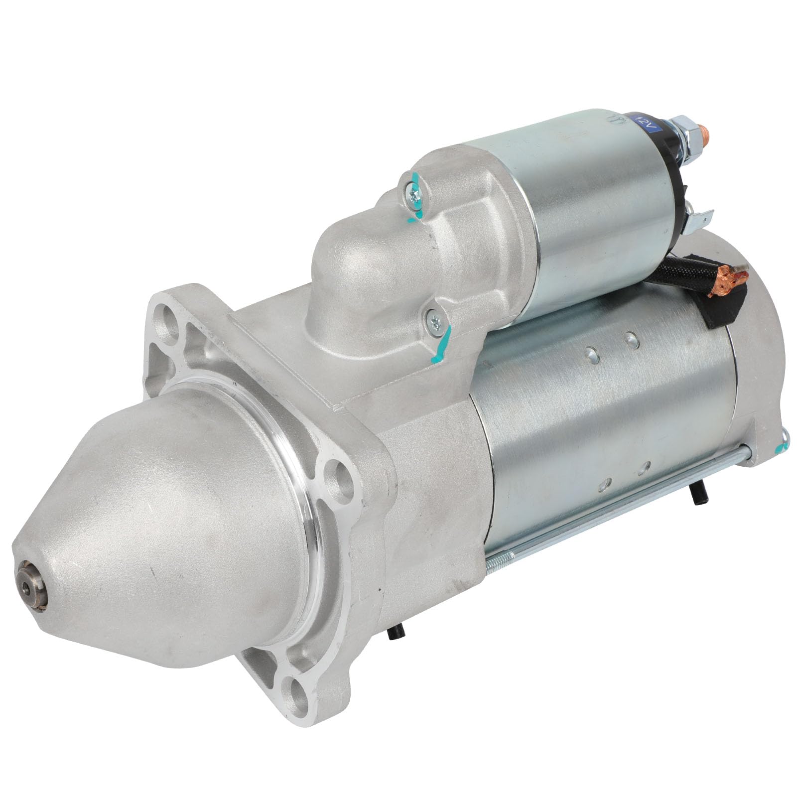 SCITOO Starter Motor fit for New Holland Ag &amp; Industrial Backhoes B110 4.5l 4cyl 110hp 2006,for New Holland Ag &amp; Industrial Backhoes B115 4.5l 4cyl 110hp 2006 Replacement Starter 18955 | For Holland Ag &amp; Industrial Backhoes B95 4.5l 4cyl 95hp 2006|Starters Motor|Reference# 504031929