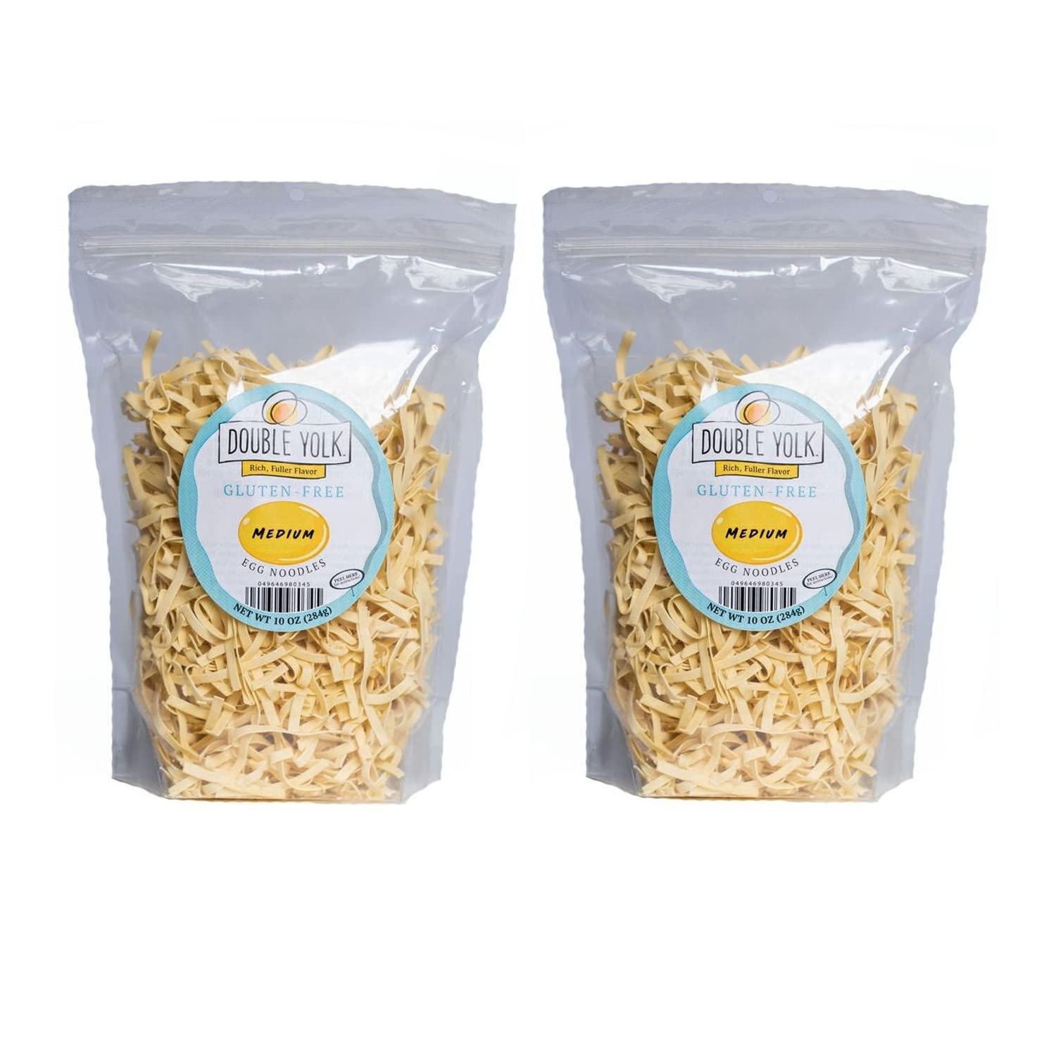 Original Gluten Free Homestyle Noodles - Double Yolk Egg Noodles, 2 Packs 10 Ounces Each