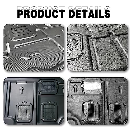 Image of Front Engine Splash Shield for Toyota Sienna 2011-2020 Engine Guards Mud Flaps Suitable for Sienna Under Engine Cover Directly Replace Original One Black