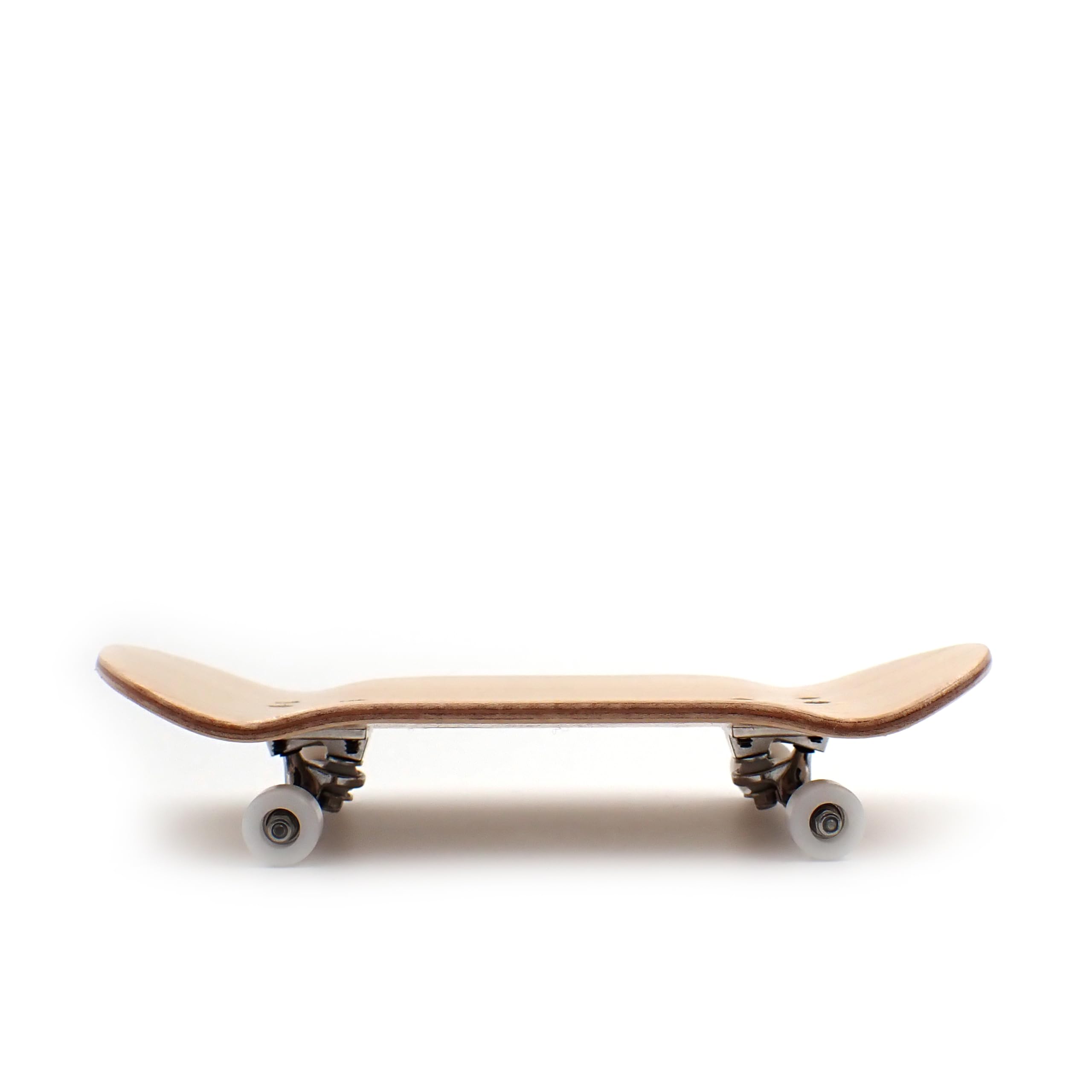 SPITBOARDS 36mm Fingerboard Complete Wood Pro Set-Up (Pre-Assembled, Handcrafted 5-Layers), 36 mm Pro Trucks, CNC Bearing Wheels, Lasered Foam Grip Tape (Lasered Deck Size: 36 x 96 mm), 'Maple Wood'