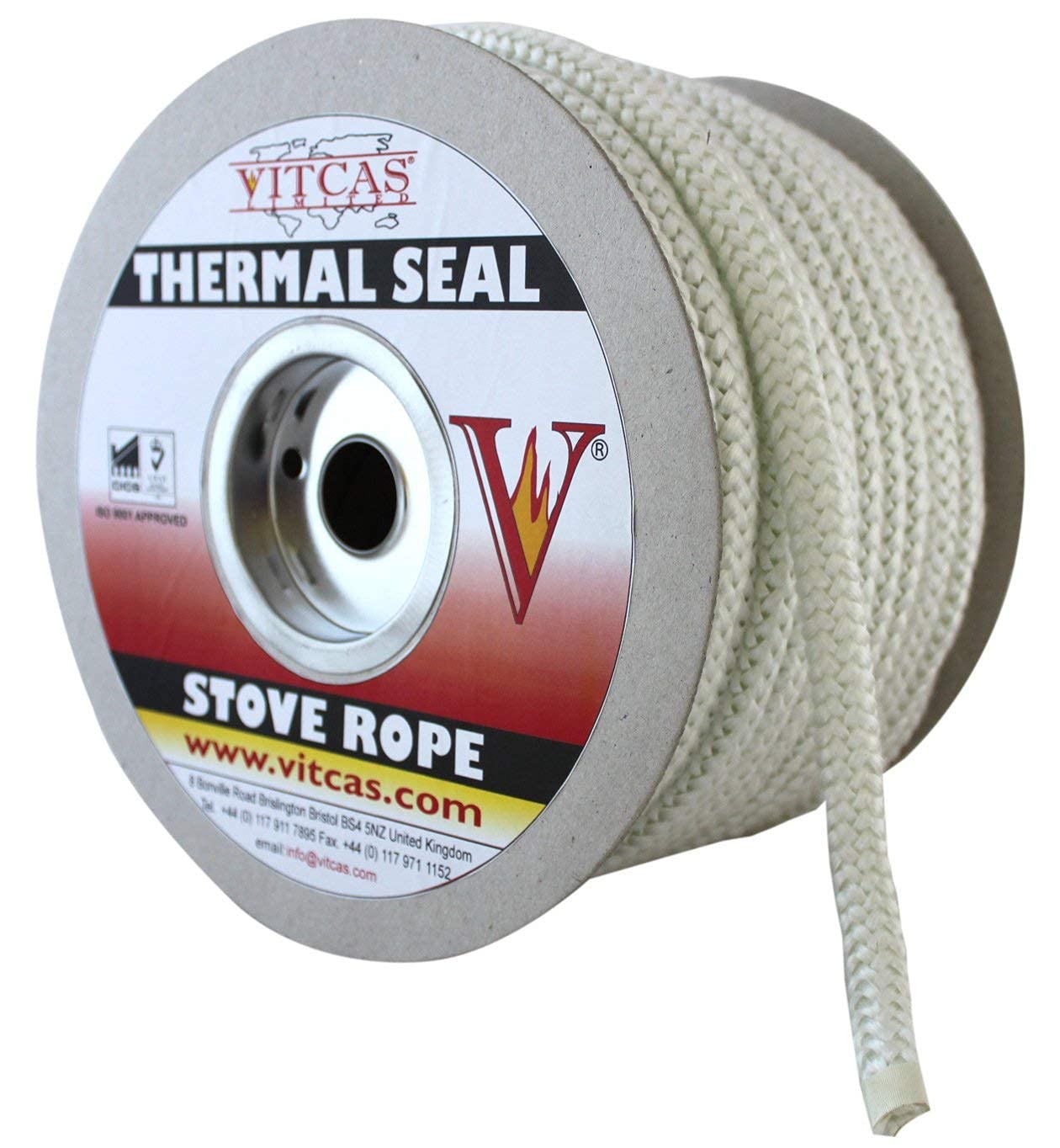 Buy Stove Fire Rope 12mm Diameter VITCAS Heat Resistant Thermal Seal