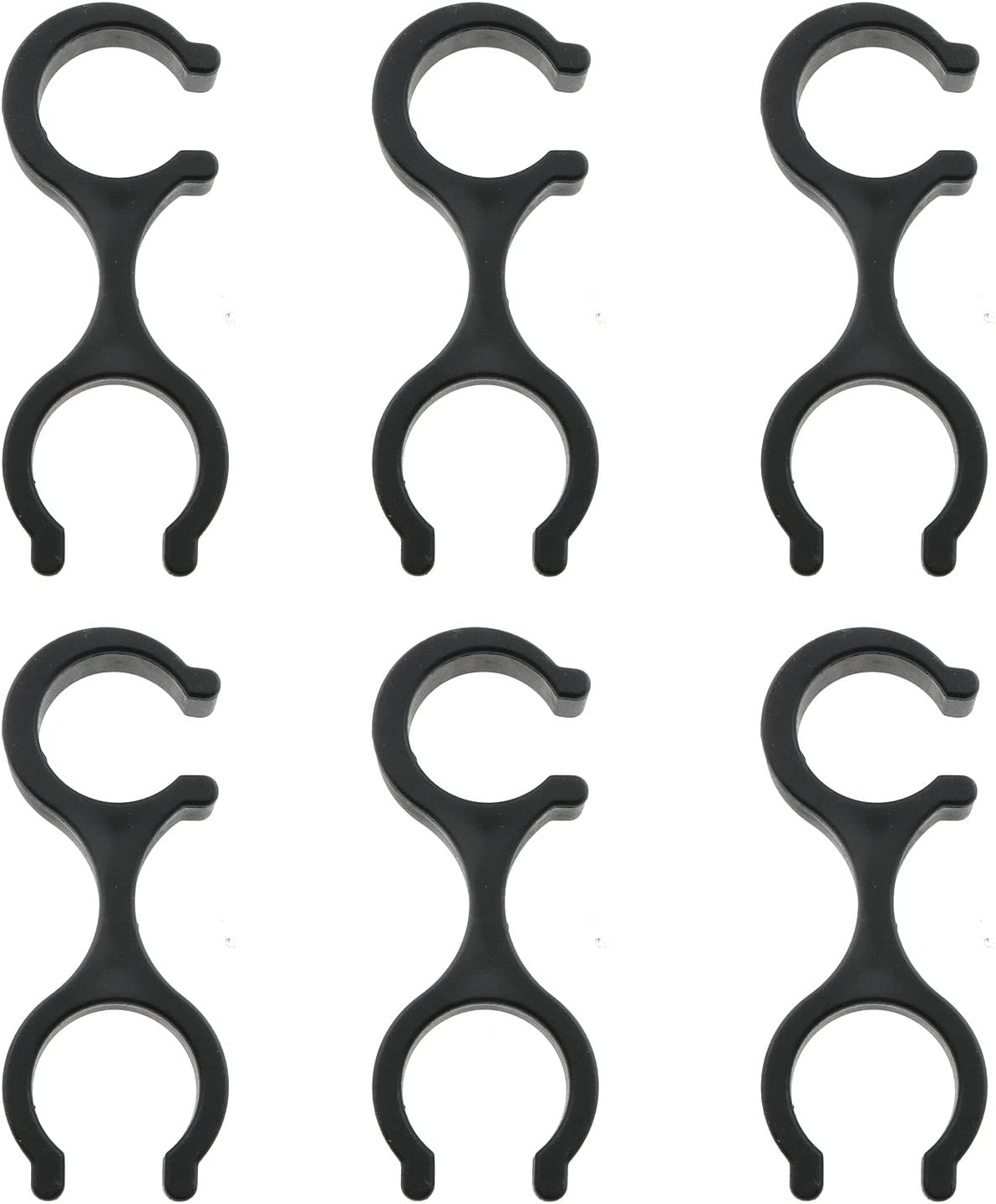 HJGarden 6PCS Hiking Pole Clips, Trekking Poles Clamp