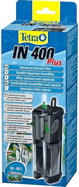 Filtro Interno Tetra IN 400 Plus per Acquario - Filtrazione Meccanica, Biologica e Chimica