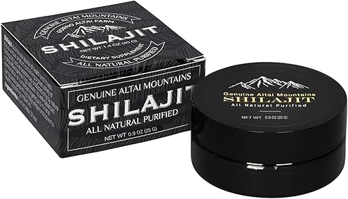 Sayan Resina Shilajit pura de 0.9 onzas (0.88 oz), potente suplemento orgánico de ácido fúlvico, apoya el sistema inmunológico, la memoria, la