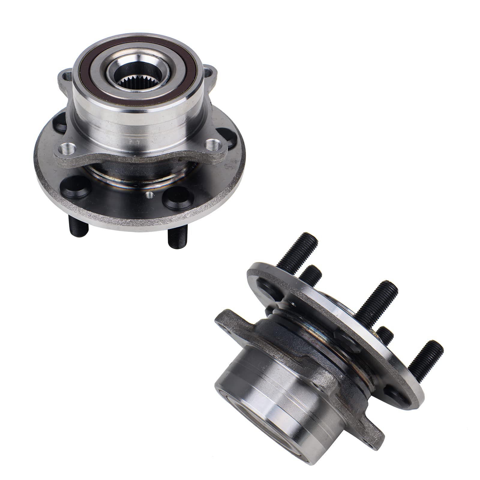 Photo 1 of KUSATEC 513267 Front Wheel Bearing Hub Assembly 2-Pack for 2007-2013 Acura MDX 2010-2013 Acura ZDX 2009-2015 Honda Pilot, 5 Lug Bolts w/ABS
