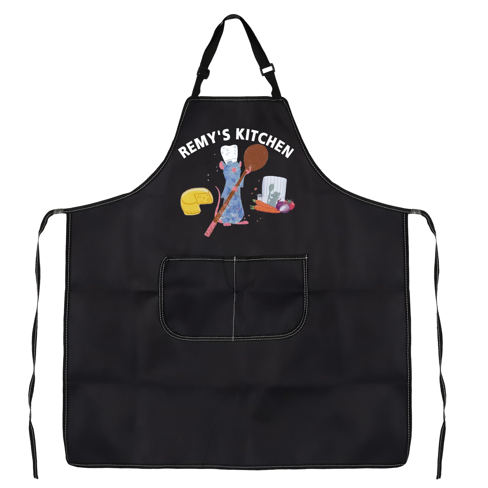 PXTIDY Rat Kitchen Apron With Pockets The Rat Movie Fans Gift Apron For Cooking Waterproof Adjustable