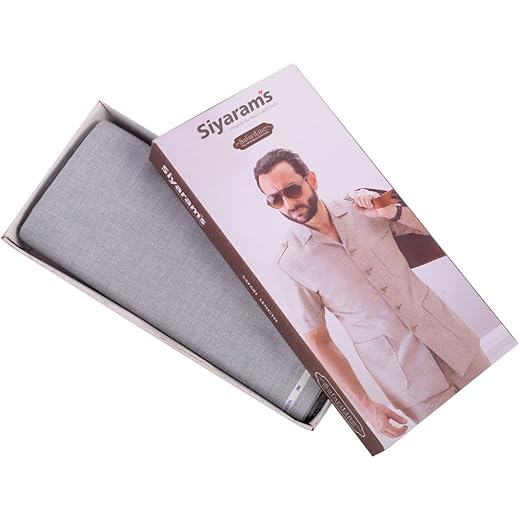 Mens Safari Fabric Light Grey Free Size