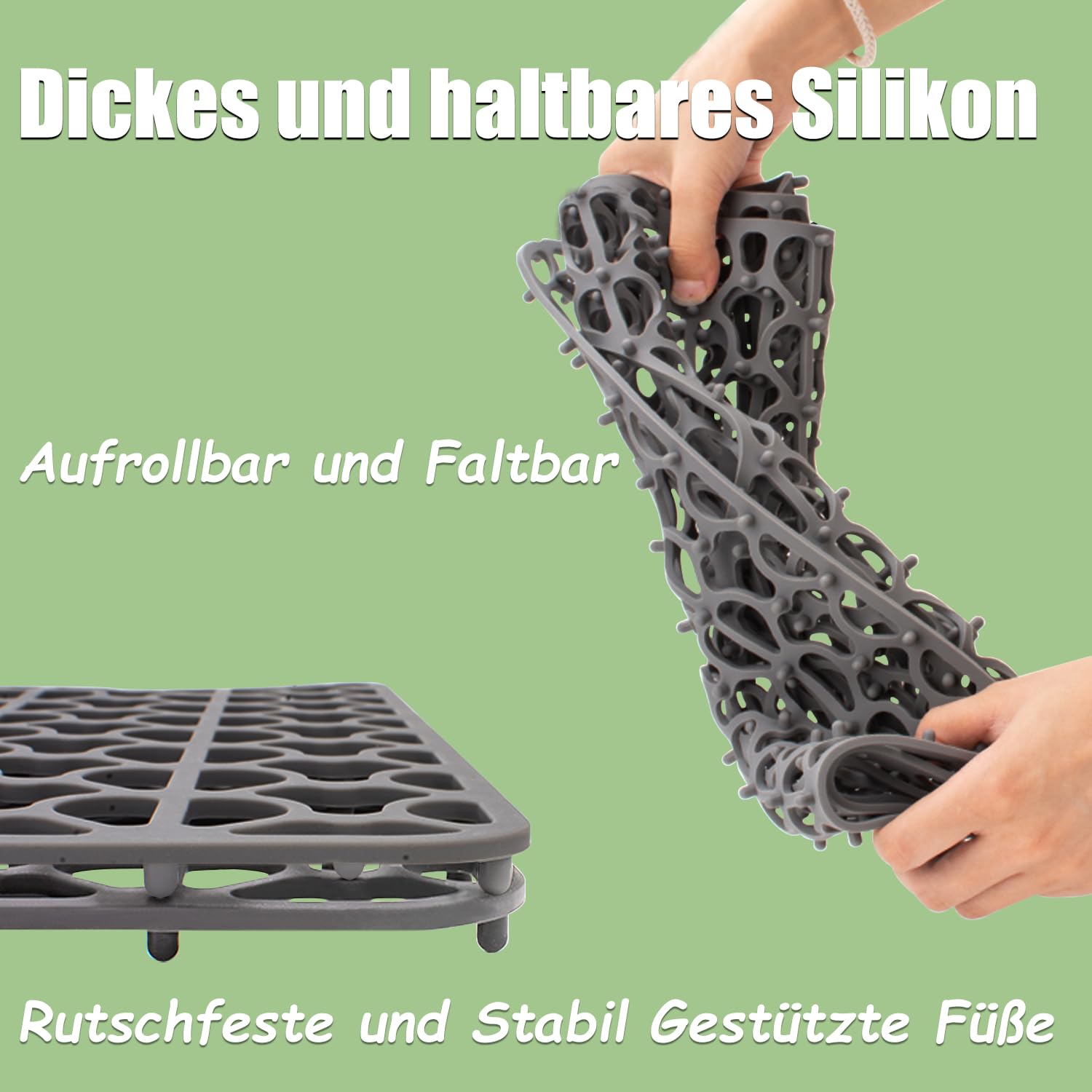 Silikon Spülbecken Matte: Rutschfeste Abtropfmatte Für Die Küche