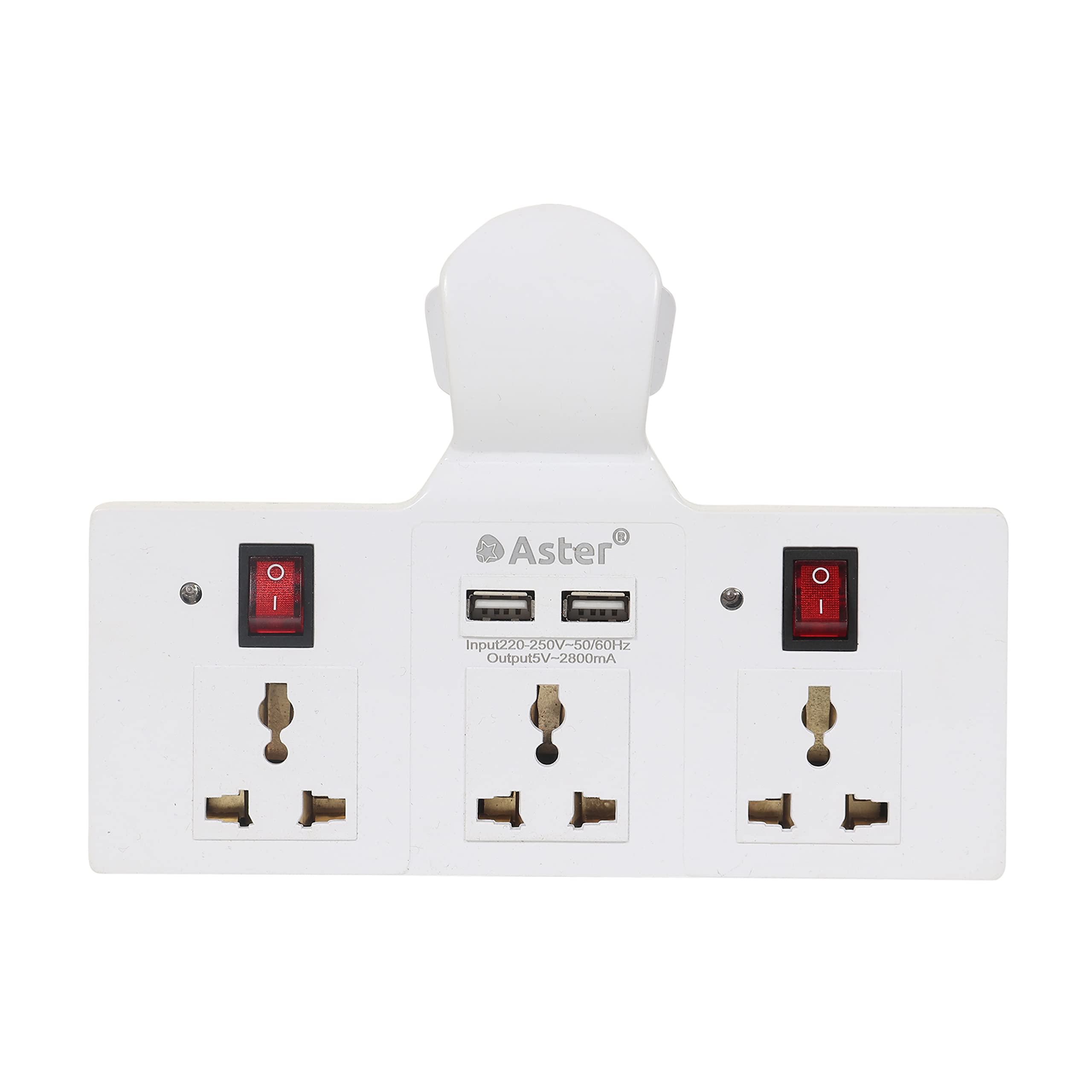 Aster EX3002 4 Universal Multi Plug Socket Extension Board/Power Adapter with LED Switches and Fuse Surge & Short Circuit Protection (EX3002) (B0BG4R64XY) Amazon Price History, Amazon Price Tracker
