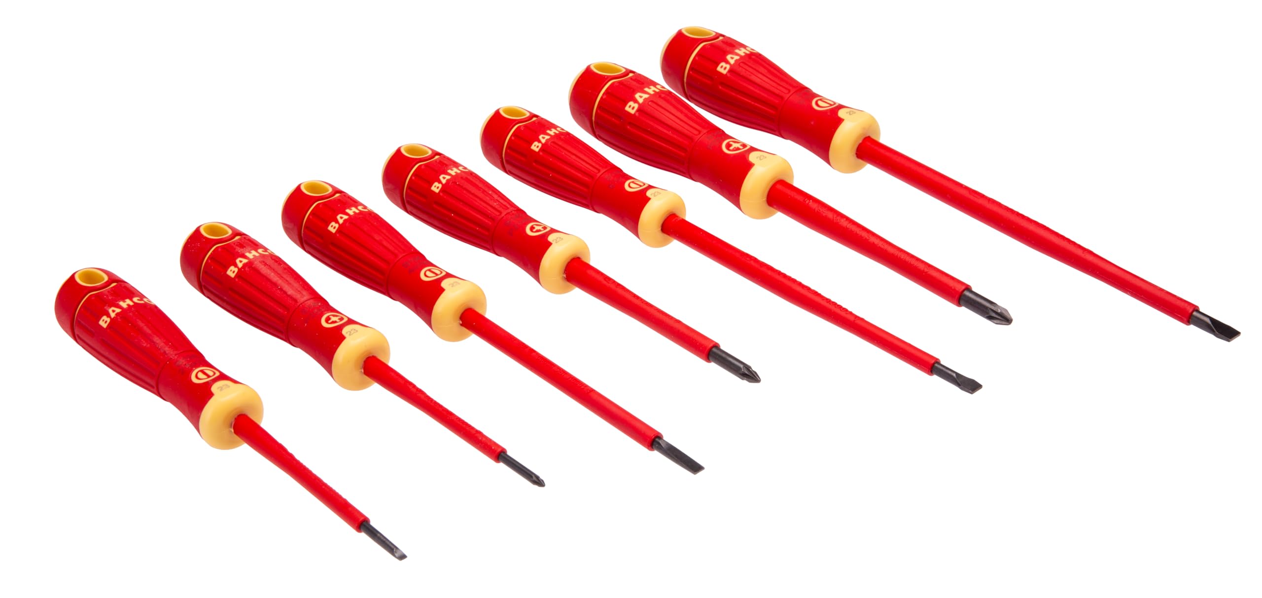 Bahco B220.007 BAHCOFIT VDE Screwdriver Set 7 Piece | 1000V Rated Pro