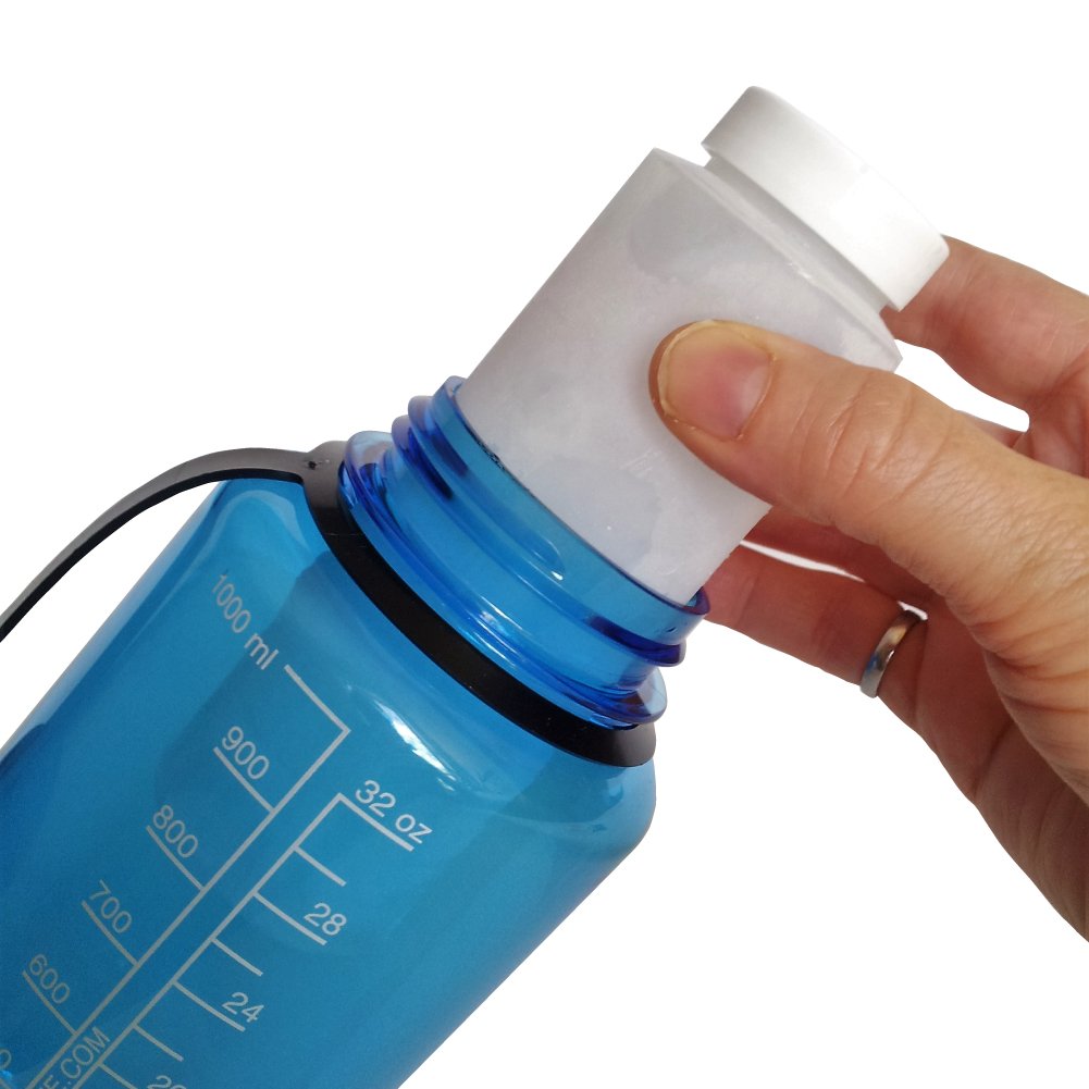 Ice Stick - Large (8oz) for Wide Mouth Water Bottles, Beverage Dispensers, Water Jugs, Growlers - BPA-Free (Set of 4)