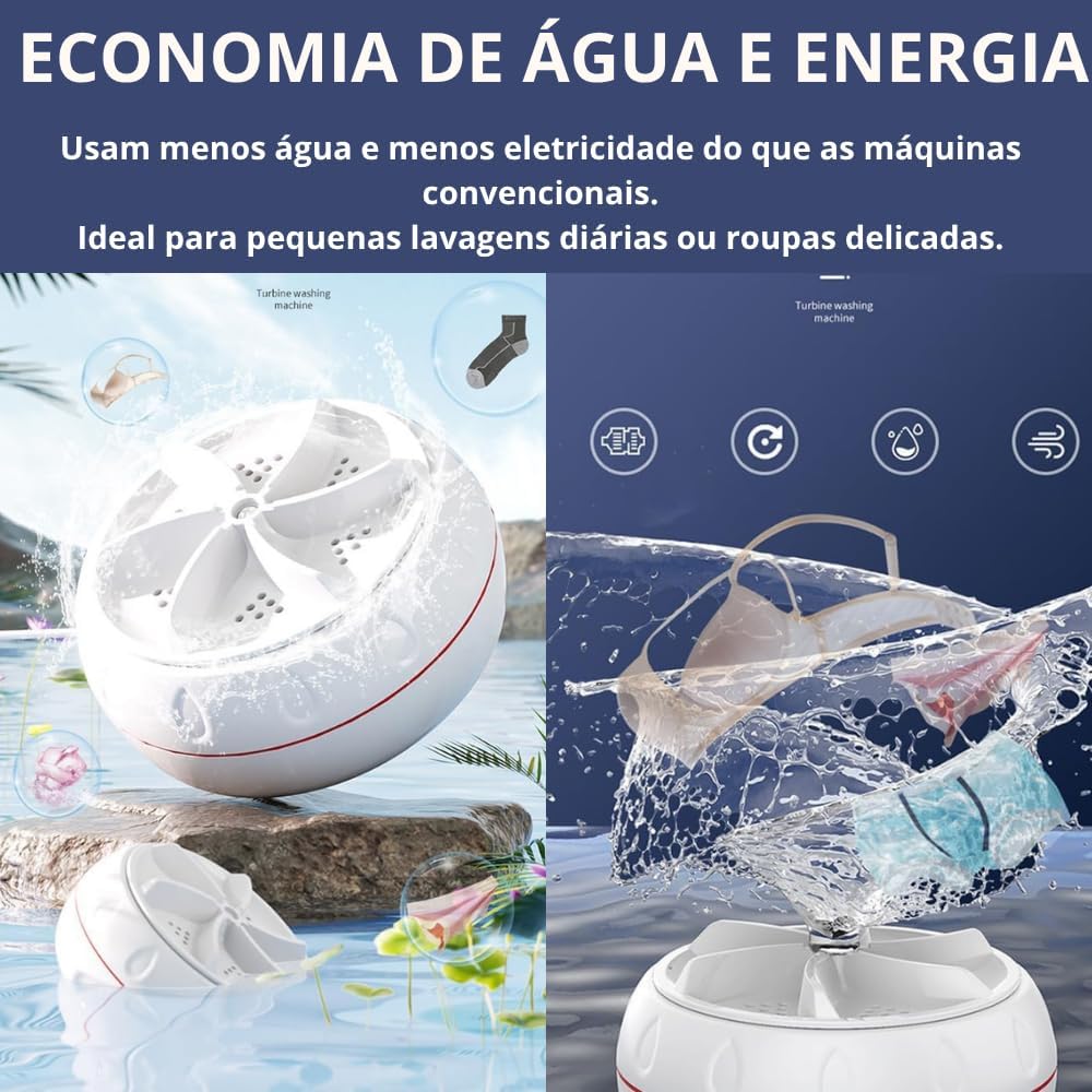 Mini Máquina de Lavar Portátil: Review Testado por 7 Dias em Viagens