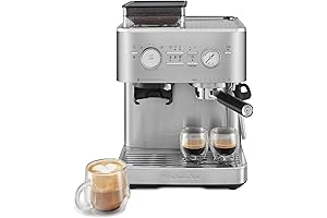 KitchenAid KES6551 Semi-Automatic Espresso Machine with Burr Grinder: The Perfect Addition to Any Home Kitchen
