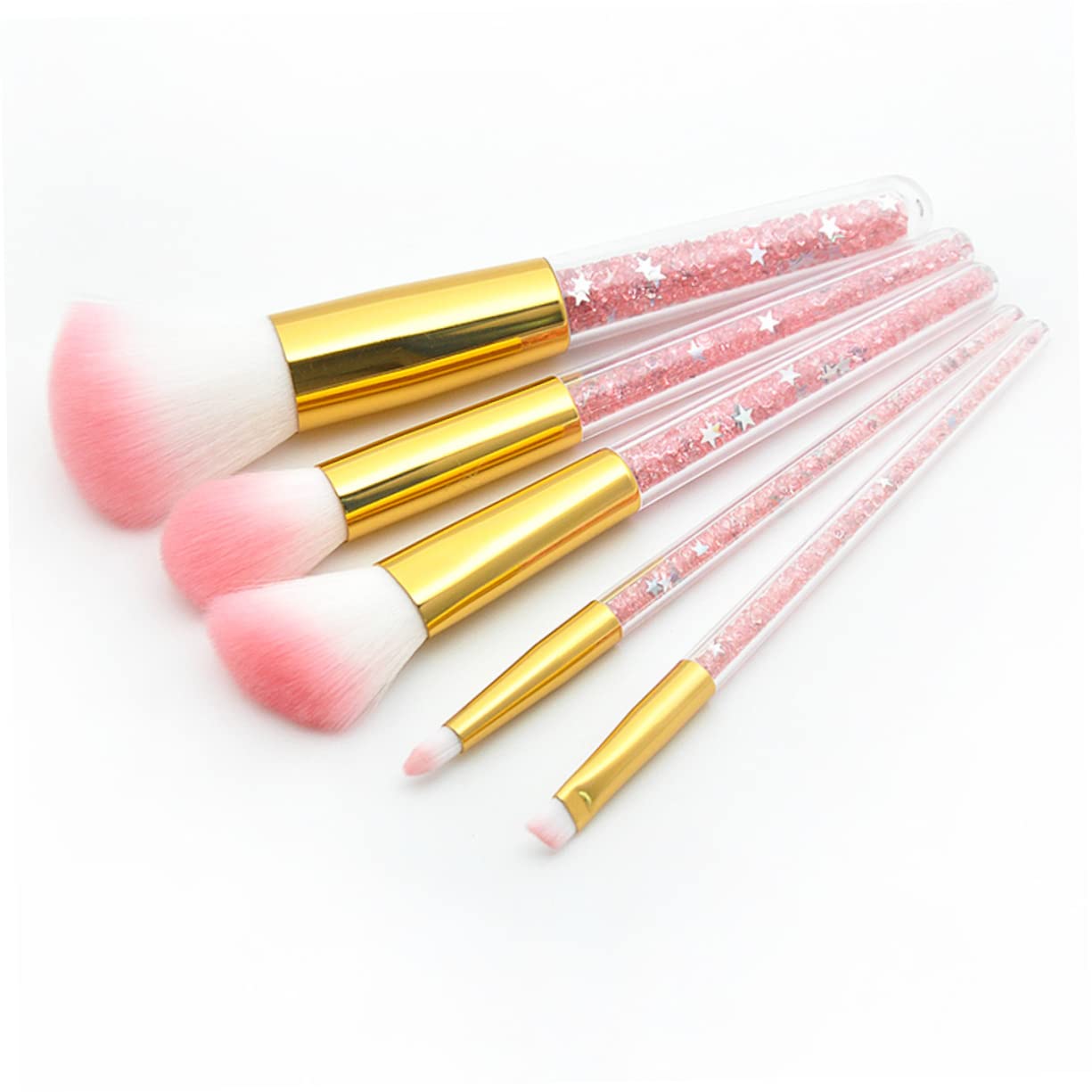 Set Da 15 Pezzi Pennelli Per Cipria Pennelli Cosmetici Per Il Viso Pennelli Da Trucco Diamantati Pennelli Per Il Trucco Degli Occhi Abito Pennello Per Il Viso Cristallo Mancare