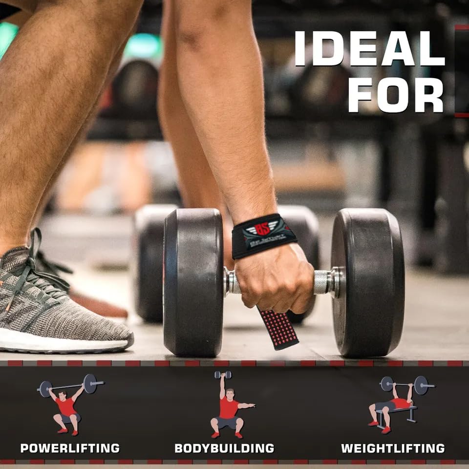 BeSmart Kniewikkels Gewichtheffen Lichaam Bouwen Gym Training Ondersteuning Been Polsbanden R - Afbeelding 6