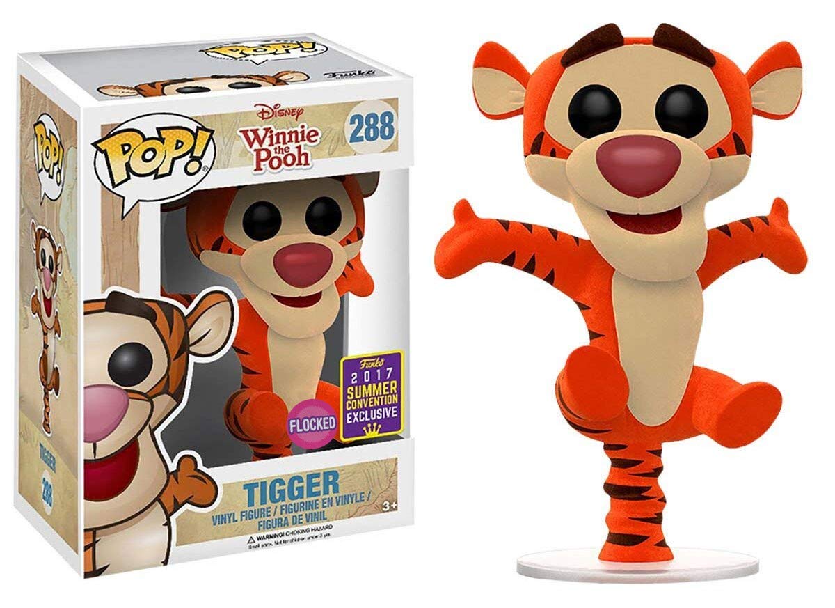 Funko Pop! Flocked Tigger #288 (Exclusivo Da Convenção de Verão de