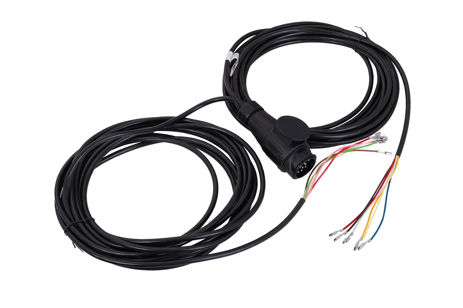 MANTES Anhängerkabelbaum 7 m 13 polig universal 12 V 7 m 0,75 mm2 13 polig 5 Funktionen für Anhänger Autotransporter und Wohnwagenanhänger 7 m Positionslicht Rückfahrlicht Blinker