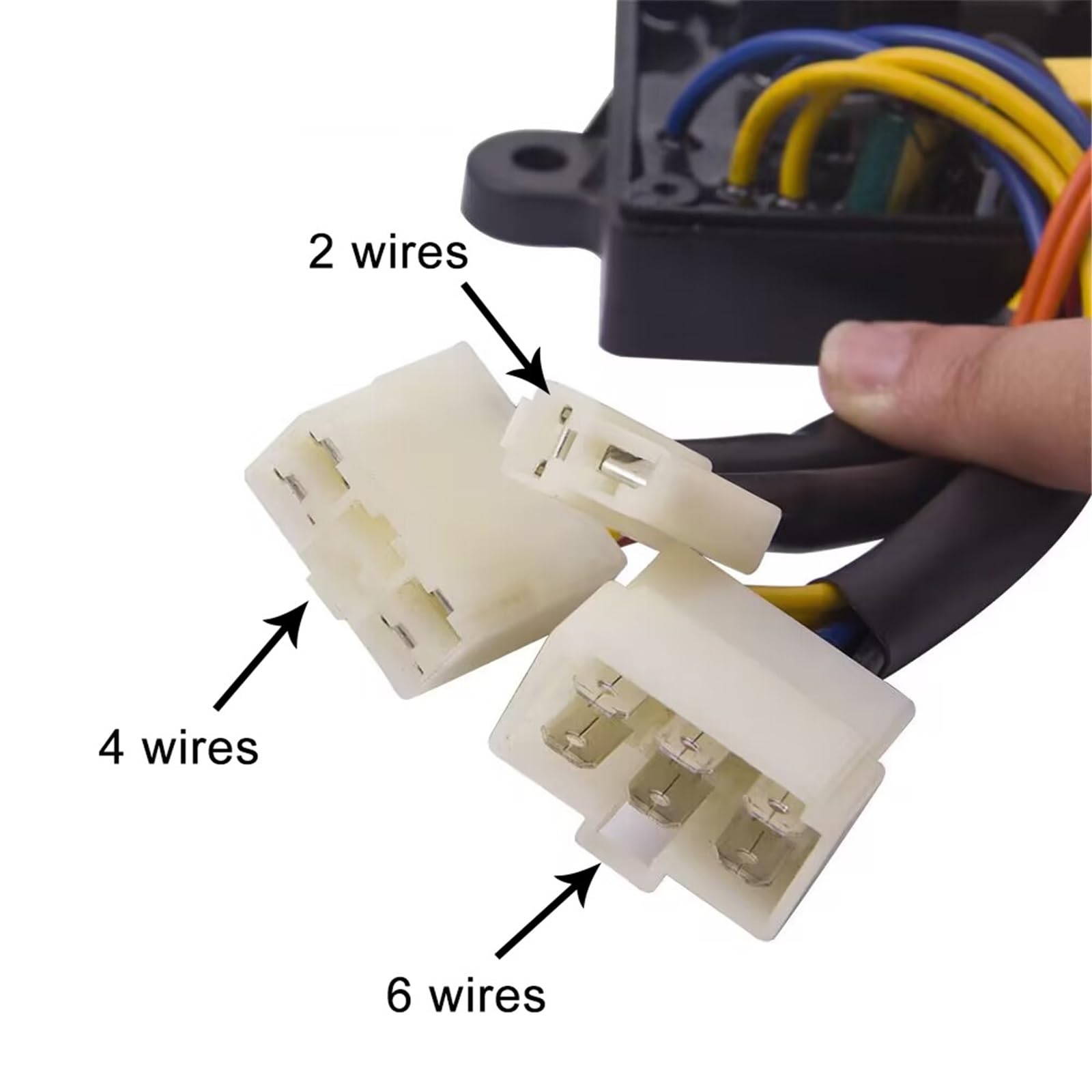 Regulador de voltaje automático AVR soldadura 5kW, módulo estabilizador control generador, 12 cables, HJ-5K25DH-12 monofásico