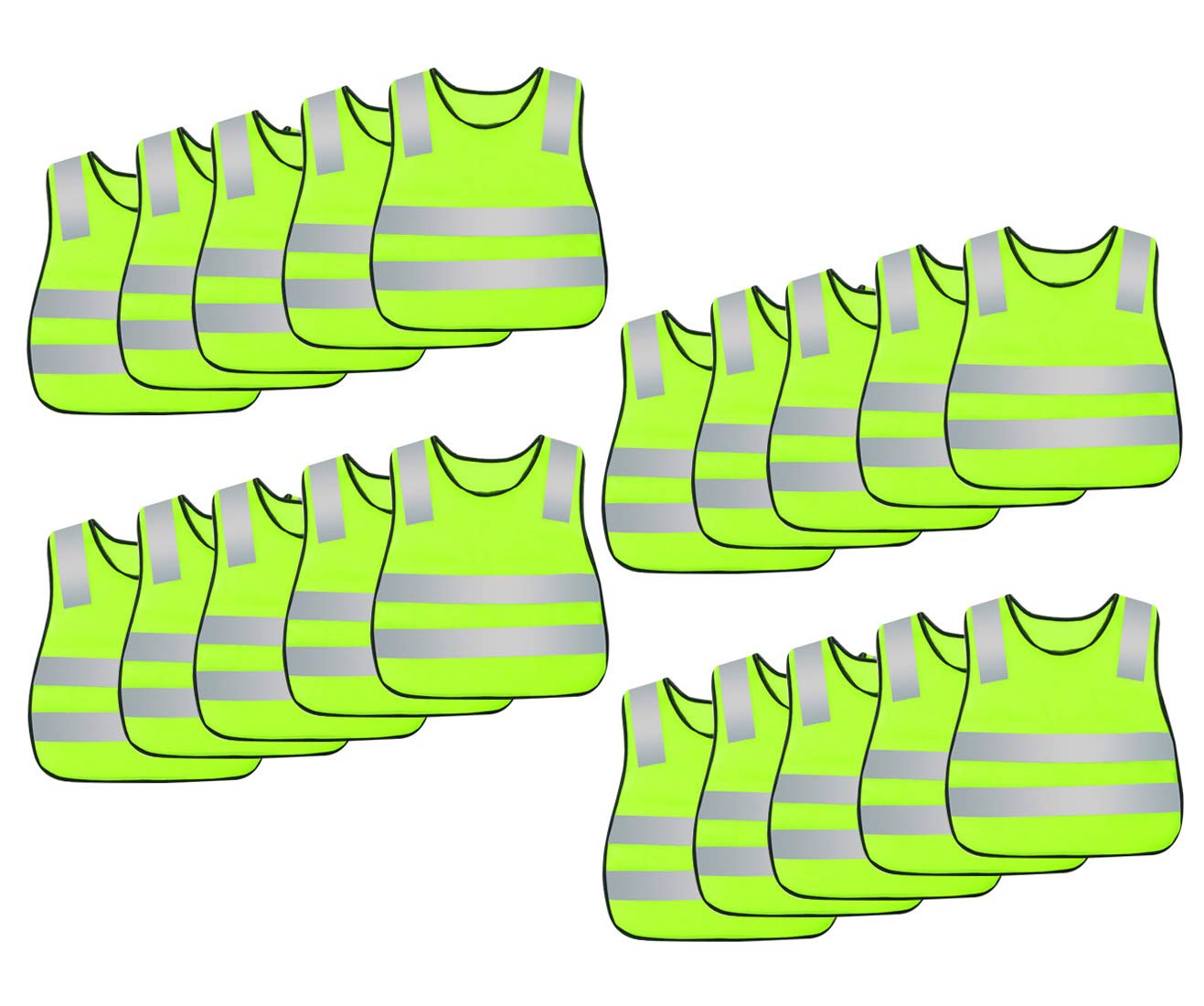 Aieoe Safety Vest for Kids, Fluorescent Cycling Jacket, High