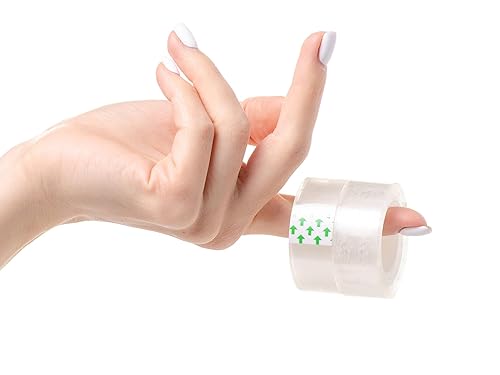 Miniatura 2 de WANBAO 20 rollos de repuestos de cinta transparente de 0.75 pulgadas x 1200 pulgadas, cinta transparente para oficina, hogar