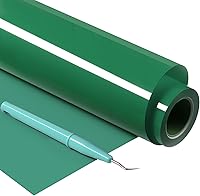 Vista 10 de HTVRONT Rollo de vinilo de transferencia de calor HTV – 12 pulgadas x 25 pies, vinilo negro para planchar para camisetas, fácil de desmalezar