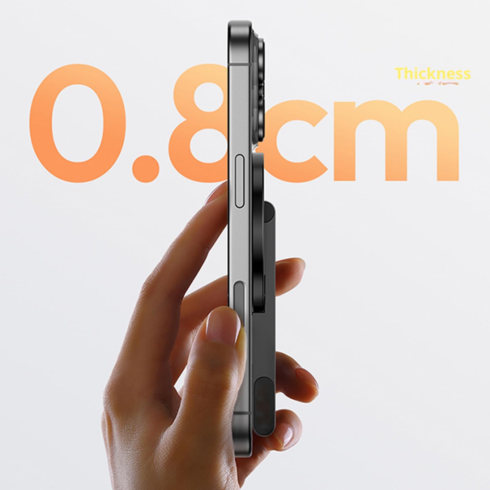 Supporto per smartphone pieghevole in alluminio Supporto Treppiede Staffa per il Telefono 17 16 15 Desktop/Uso palmare Portatile Viaggi Phone Holder