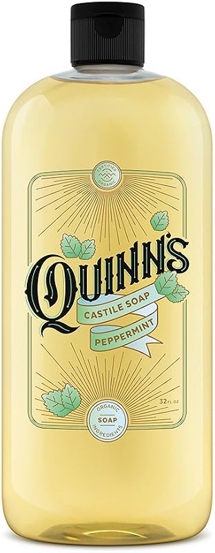 Quinn's Sabonete líquido concentrado de Castela com hortelã-pimenta, 946 mL