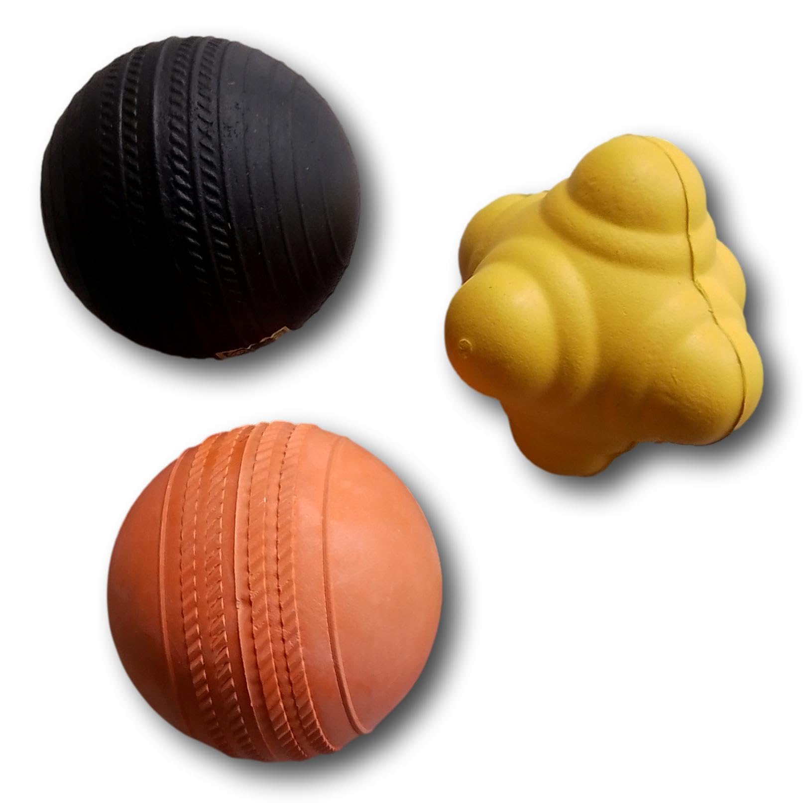 Nextage Cricket Rubber Ball Combo - Rubber Ball (2 Piece) and Reaction Ball (1Piece) Set - Enhance Your Cricket Skills (B0D8461XKZ) Amazon Price History, Amazon Price Tracker
