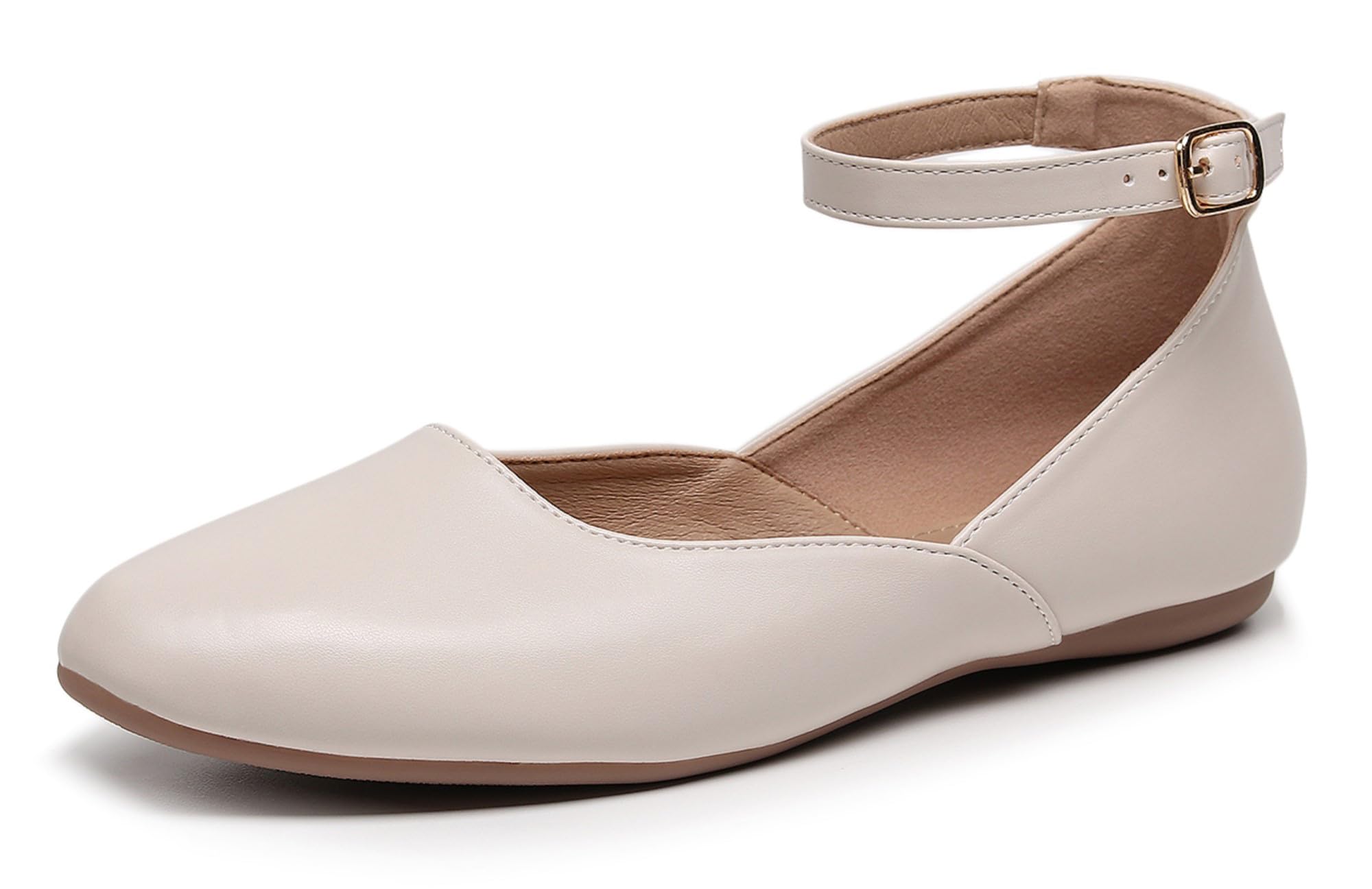 VenusCelia Women's Serenity Strap Flats Shoe